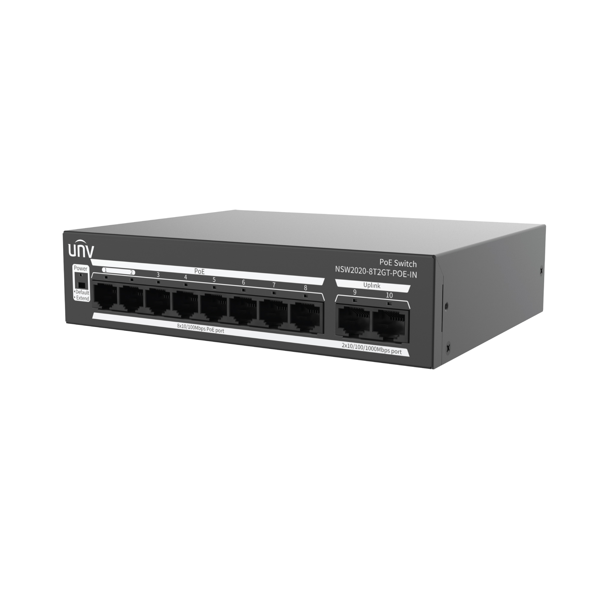 8 Port - POE Switch NSW2020-8T2GT-POE-IN