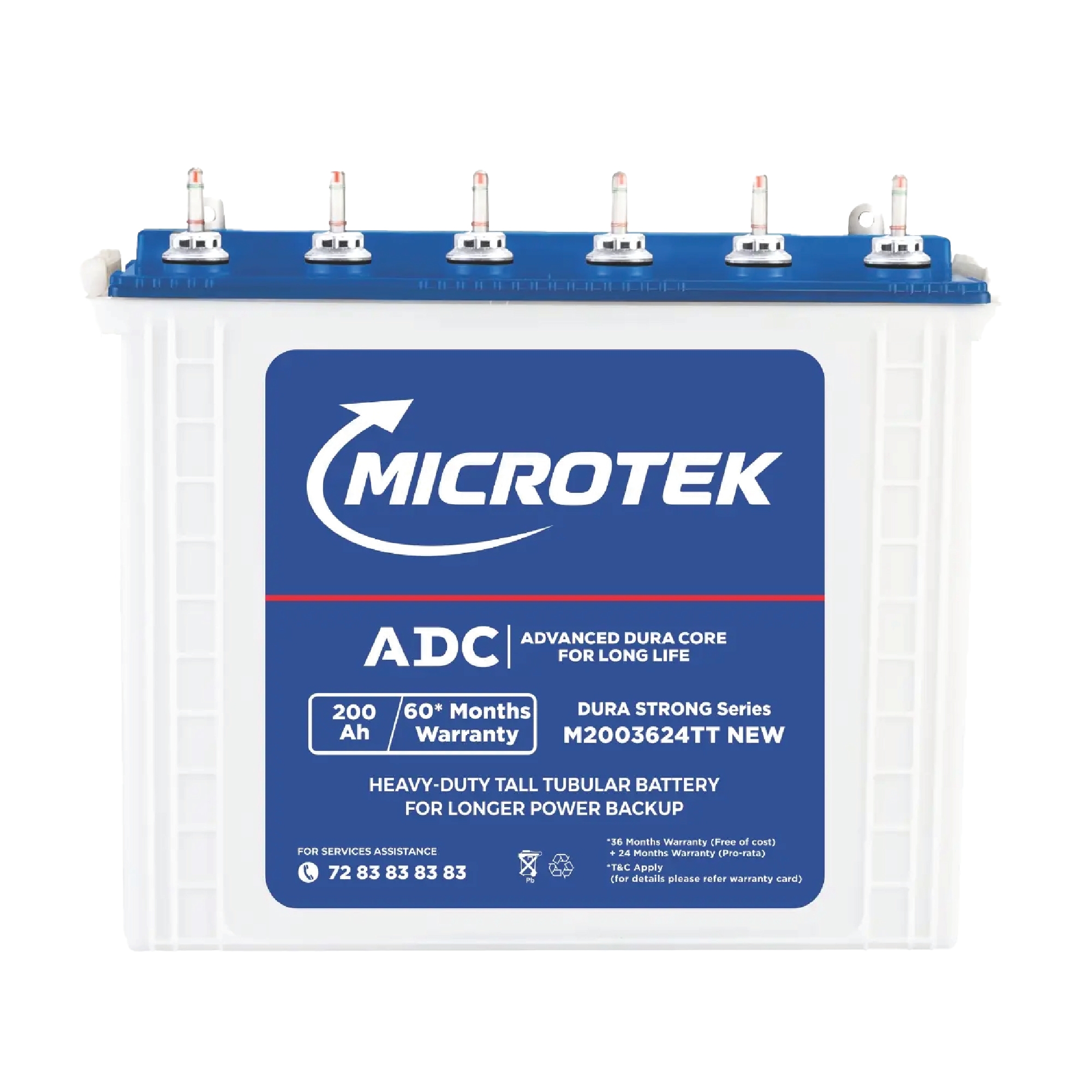 TUBULAR BATTERY - 200 AH